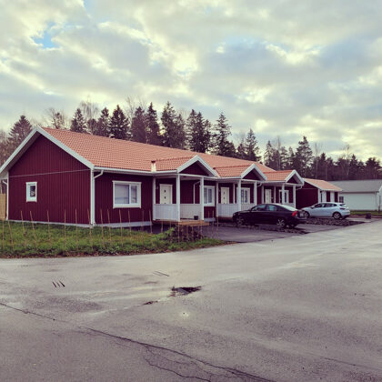 Trähus radhusprojekt 3x65kvm