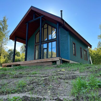 1,5-vånings trähusprojekt ~100kvm